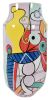 Whimsy Vase Painted 24In