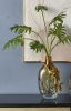 Golden Petal Art Vase