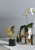 Majestic Gold Hawk Sculpture on Base
