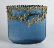 Small Blue Cascade Luxe Vase