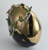 Golden Ivy Orb Vase