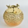 Golden Ginkgo Lidded Jar