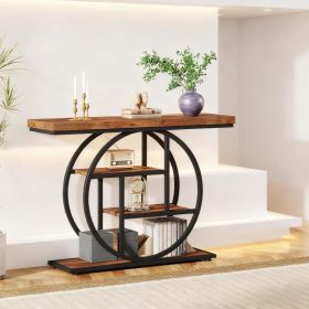 41.3" Console Table Sofa Table Entryway Console Table Narrow Wood Accent Tables