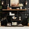 41.3" Console Table Sofa Table Entryway Console Table Narrow Wood Accent Tables