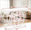 41.3" Console Table Sofa Table Entryway Console Table Narrow Wood Accent Tables