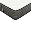 12" Queen Size Hybrid Mattress, Plush Top Gel-Memory Foam & Pocket Spring Mattress, Cooling Technology, Low Motion Transfer
