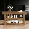 Kitchen Island, Farmhouse 3-Tier Island Table with Large Countertop (OLD SKU:S05790291)