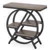 4-Tier End Table, Small Side Table Snack Table with Storage Shelves