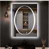 Triple Color Temperature/LED/RGB Smart Touch Control Bathroom Mirror with Tempered Glass, Adjustable Light, Fog & Shatterproof, Memory Function