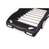 Twin Size Race Car-Shaped Platform Bed with Wheels