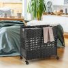 110L 2-Section Laundry Hamper with 2 Removable and Washable Liner Bags