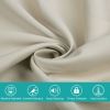 Grommets Thermal Insulated with Coated Lining 52 in. W x 63 in. L Indoor Blackout Curtains (Set of 2)