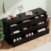 9 Drawer Dresser for Bedroom, Storage Cabinet With Hidden Handles, Modern Closet Of Drawers for Living Room