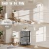 Bedside Table For Bedroom With 10 Fabric Drawers Storage Cabinet Steel Frame Closet For Clothes Storage Display Cabinet